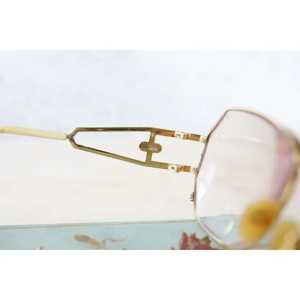 Vintage Cazal 1980s Eyeglass Frames West Germany Multicolor Street Hip Hop